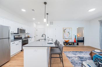 Oversized kitchen island